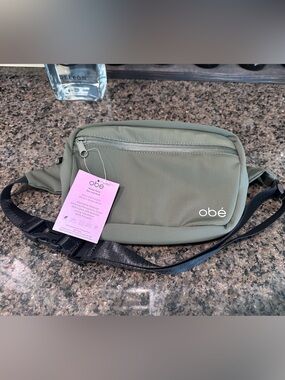 OBE Olive Green Waist Bag - Hands-Free Travel Belt Pack